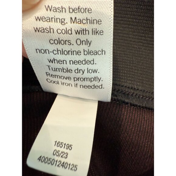 Women's Nine West Burgundy Leggings, size XXL - Picture 12 of 13